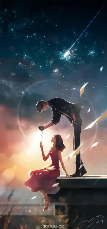 Anime Romantis dengan Akhir yang Tragis Pasangan anime romantis dengan akhir cerita yang menyedihkan
