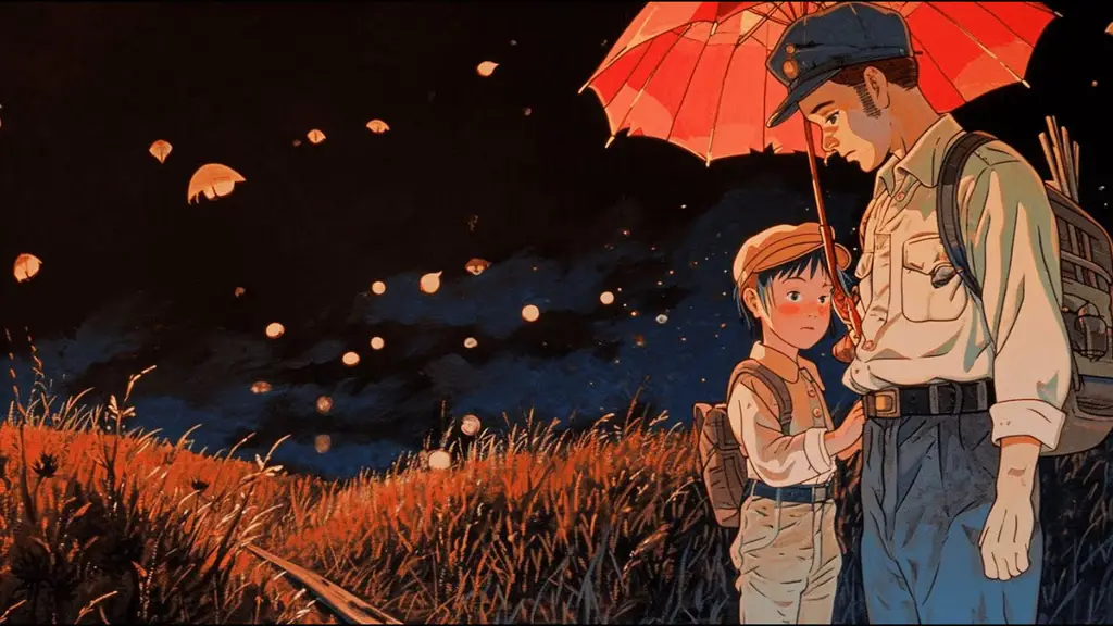 Gambar adegan dari film Grave of the Fireflies