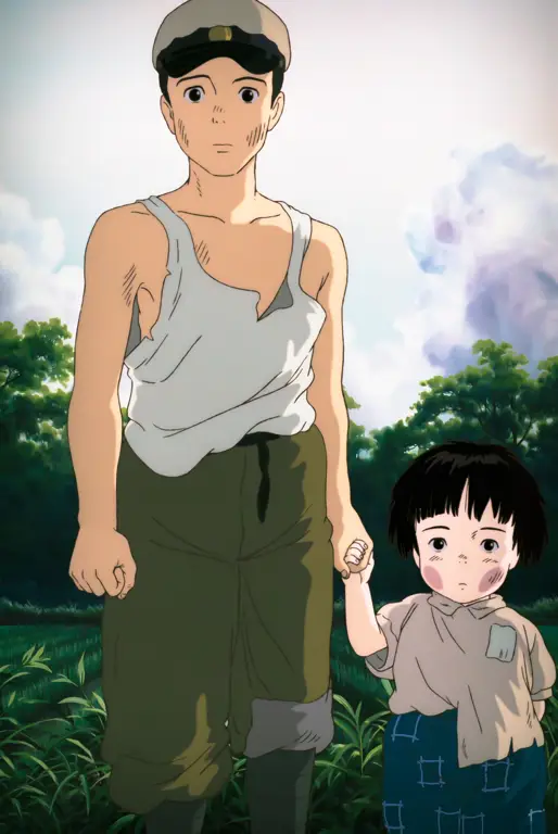Adegan mengharukan dari film anime Grave of the Fireflies