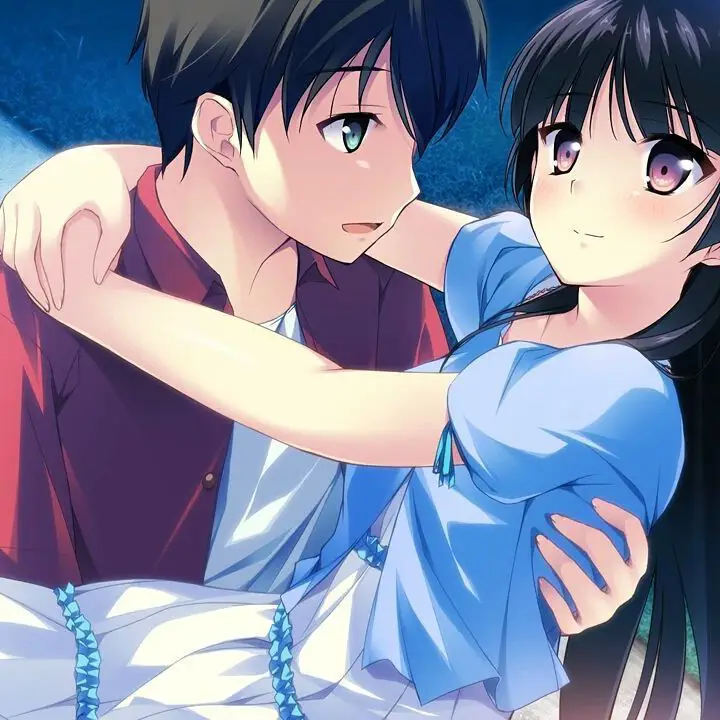 Momen haru dalam anime Gambar karakter anime yang saling memeluk
