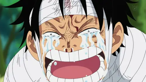 Ekspresi Sedih Karakter Anime Karakter anime yang sedang menangis