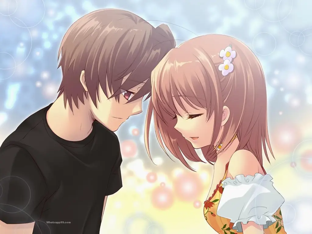 Kisah Cinta yang Berakhir Sedih Pasangan anime yang terlihat sedih