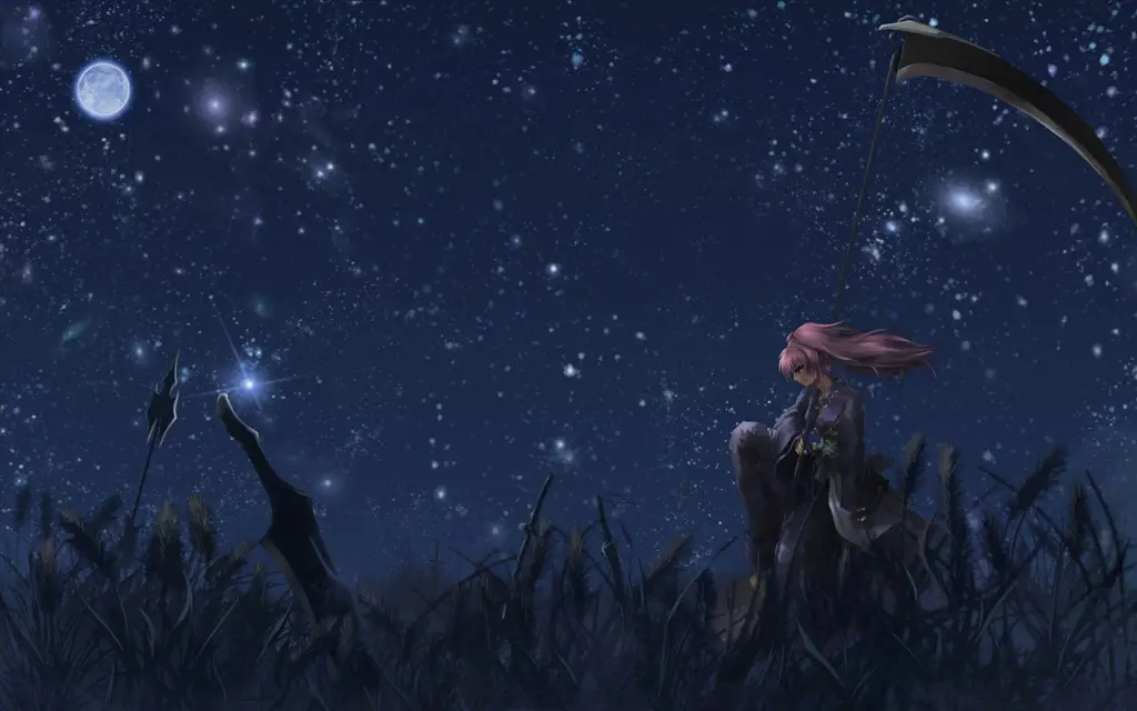 Pemandangan anime yang membuat hati terasa sedih Pemandangan anime yang sedih dan melankolis