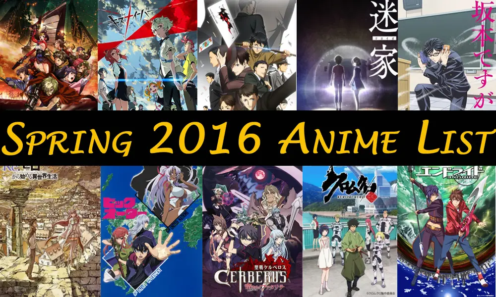 Anime Seru 2016: Rekomendasi Terbaik Sepanjang Tahun
