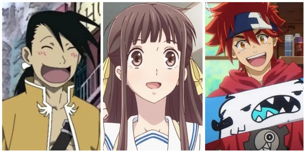 Menikmati Anime Bersama Teman Karakter anime menonton televisi bersama