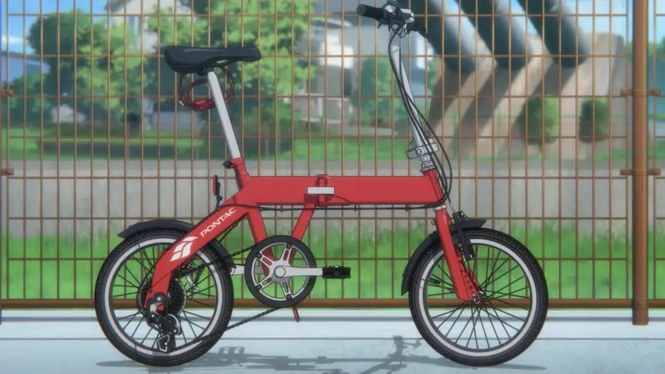 Persahabatan dan Persaingan Karakter-karakter anime sedang bersepeda dengan semangat