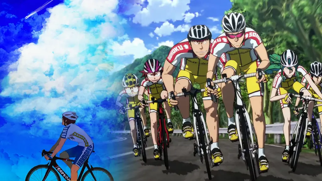 Kejar-kejaran seru di atas sepeda Adegan balap sepeda anime yang menegangkan