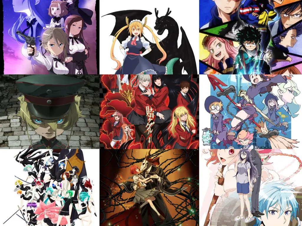 Anime-anime terbaik yang rilis di tahun 2017 Gambar anime terbaik tahun 2017