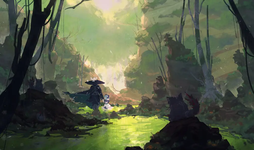 Keindahan Abyss dalam Anime Made in Abyss Pemandangan indah dari anime Made in Abyss