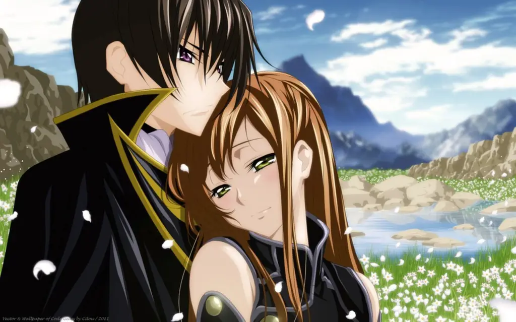Adegan Romantis dari Anime Jepang 2017 Pasangan Anime Romantis