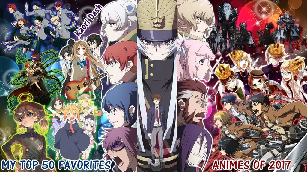 Karakter Anime Populer 2017 Gambar karakter-karakter anime dari tahun 2017