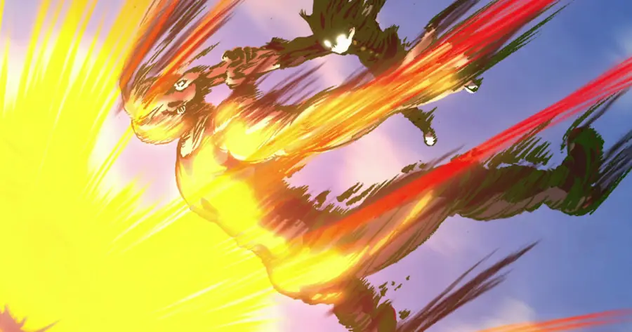 Koreografi pertarungan yang memukau Adegan pertarungan seni bela diri anime yang intens