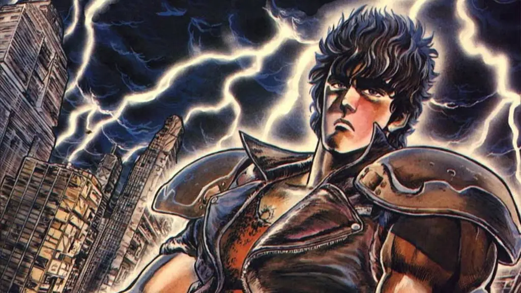 Gaya bertarung Hokuto Shinken yang mematikan Cuplikan gambar anime Fist of the North Star