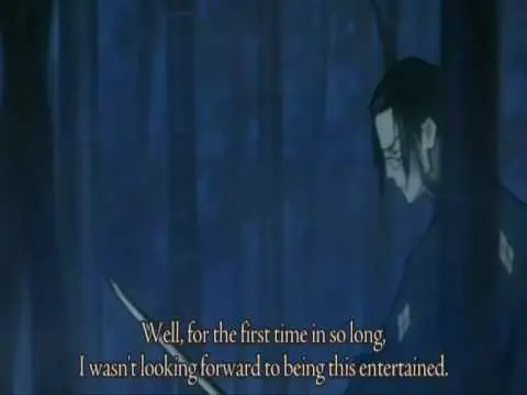 Gaya bertarung Jin dan Mugen Adegan pertarungan Jin dan Mugen di Samurai Champloo