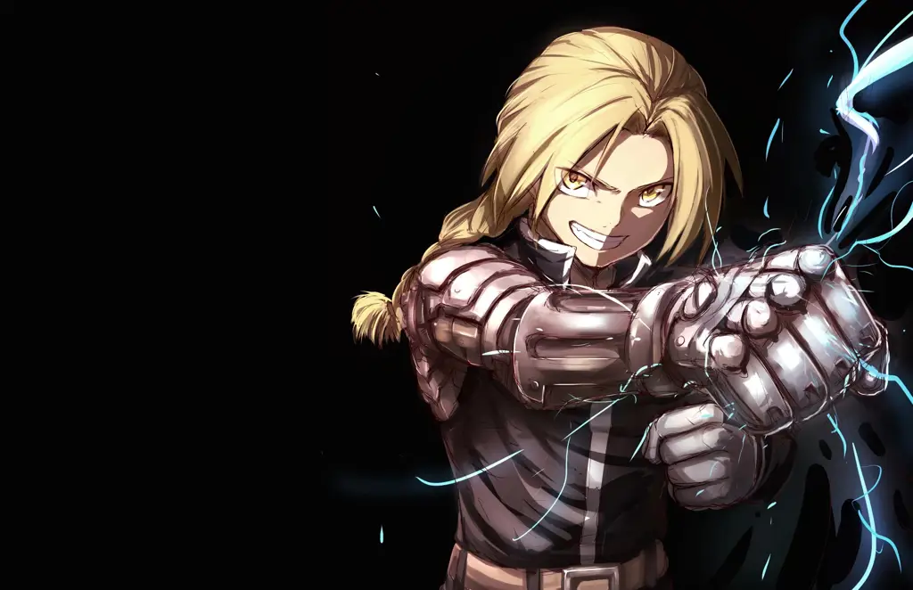 Kemampuan Alkemia Edward Edward Elric menggunakan alkemia dalam pertarungan