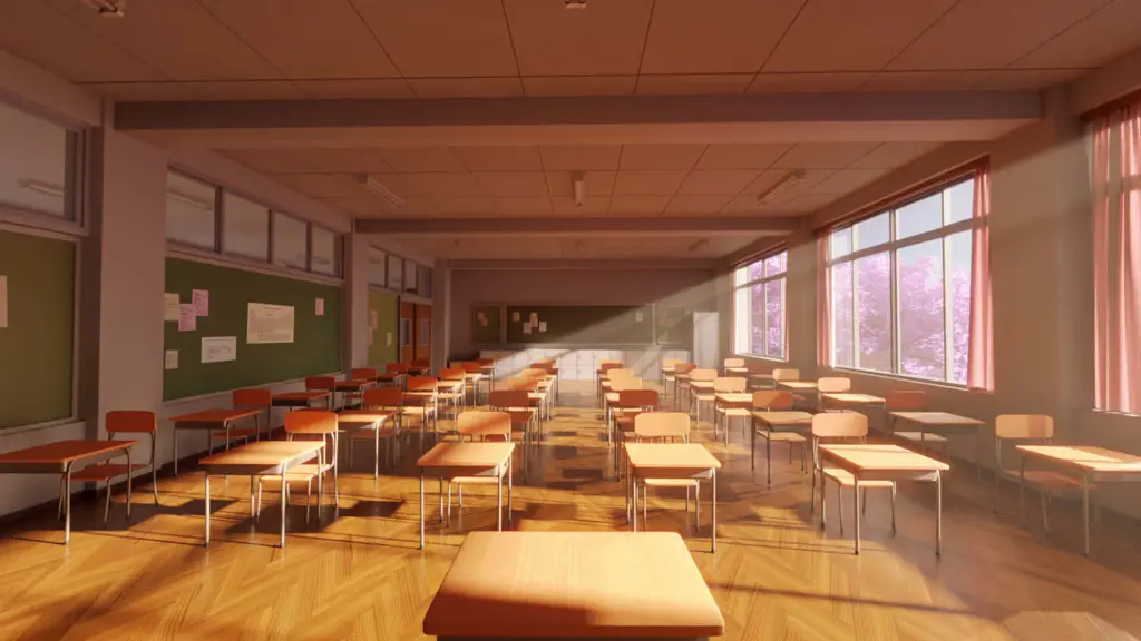 Suasana sekolah dalam anime berandalan sekolah Setting sekolah dalam anime