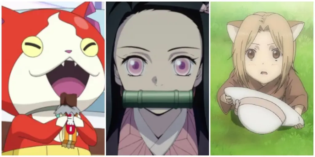 Ilustrasi berbagai jenis siluman dalam anime Berbagai jenis siluman dalam anime
