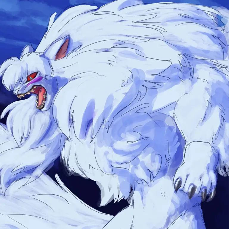 Pertarungan Epik Antara Manusia dan Siluman Adegan pertarungan antara manusia dan siluman dalam anime