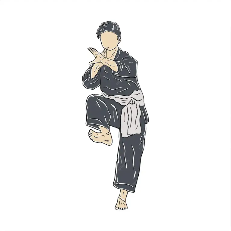 Desain Karakter Anime Pencak Silat Desain karakter anime pencak silat yang unik dan menarik