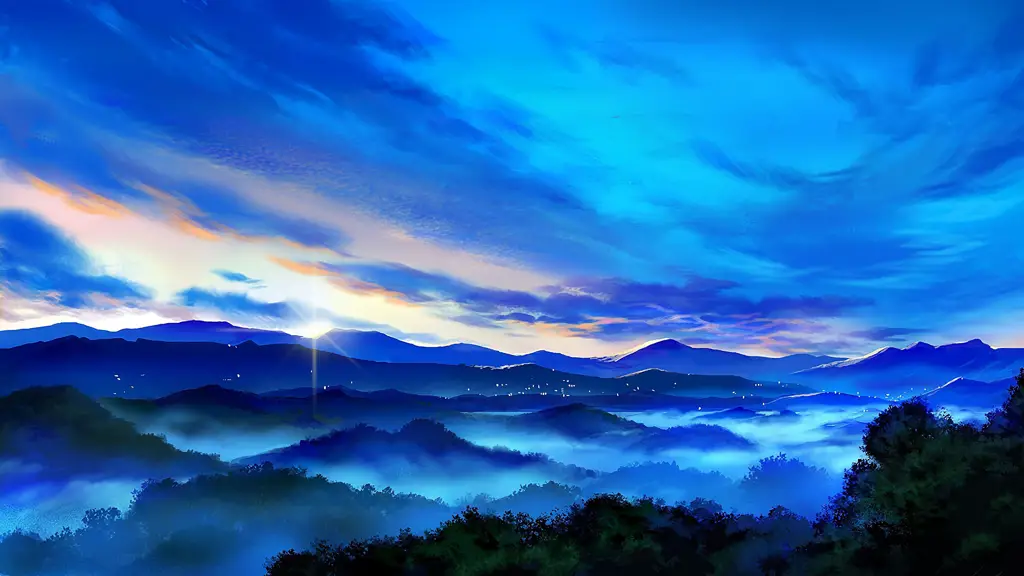 Dunia Siluman yang Menawan Pemandangan fantasi dalam anime