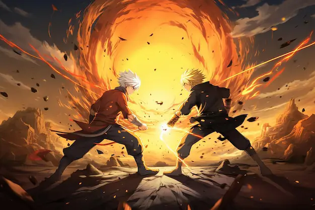Aksi dan Intrik dalam Anime Preman Adegan pertarungan dalam anime preman