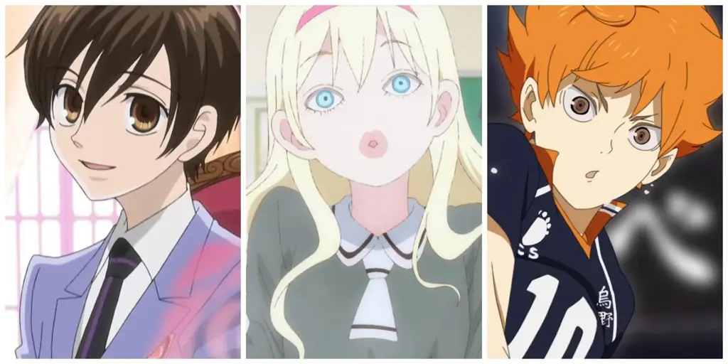 Konsep klub perkelahian rahasia di sekolah Ilustrasi klub perkelahian di sekolah anime