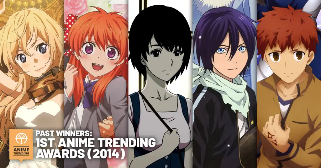 Karakter-karakter Ikonik dari Anime 2014 Gambar karakter anime populer tahun 2014