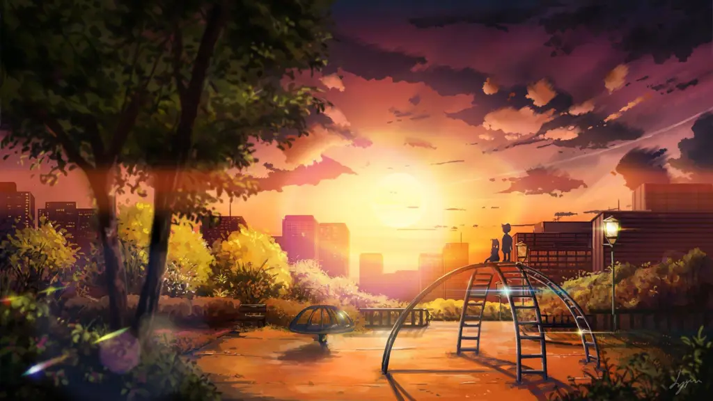Keindahan Visual Anime Terbaik Tahun 2014 Pemandangan indah dari anime tahun 2014