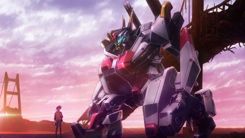 Adegan Pertarungan Mecha yang Menakjubkan Gambar pertarungan mecha dalam anime