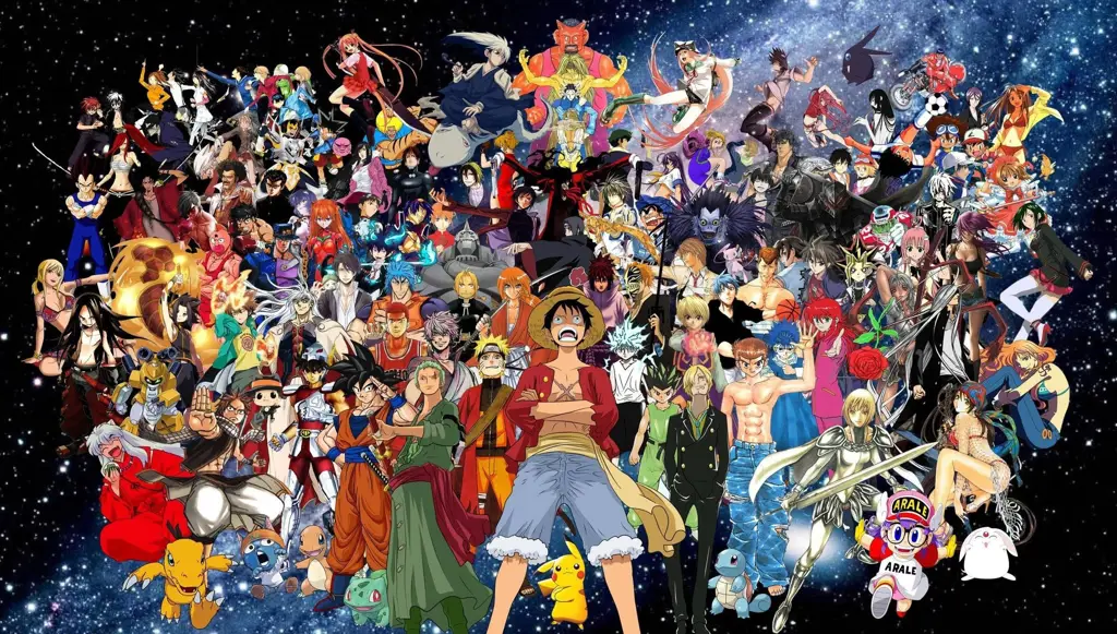 Karakter Anime Favorit 2014 Gambar karakter anime populer tahun 2014