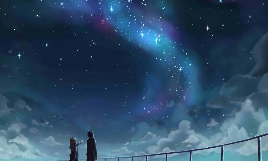 Shigatsu wa Kimi no Uso: Kisah cinta yang mengharukan Adegan dari anime Shigatsu wa Kimi no Uso