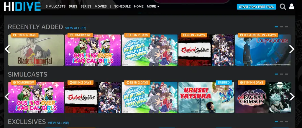Logo berbagai platform streaming anime legal
