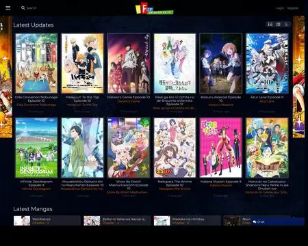 Menikmati Streaming Anime Gambar seseorang yang sedang menonton anime di laptop