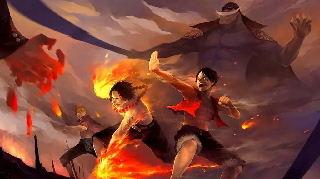 Karya Seni Anime One Piece Gambar karya seni anime One Piece
