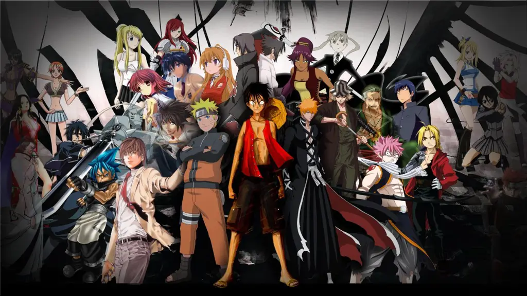 Ilustrasi karakter anime menikmati menonton anime Karakter anime menonton TV