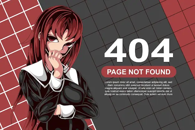 Kesalahan pada Website Gambar ilustrasi error pada website Anime TV Com.