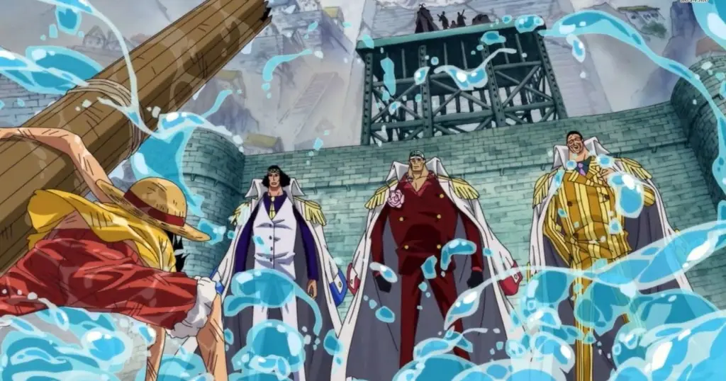 Pertarungan Sengit Para Pengguna Buah Iblis Adegan pertarungan karakter One Piece yang menggunakan kekuatan Buah Iblis