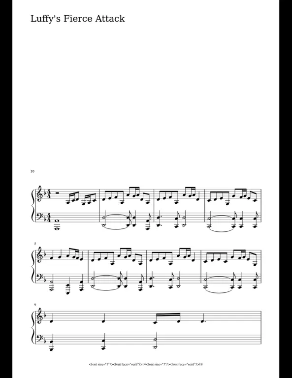 Musik One Piece: Lebih dari Sekedar Latar Contoh musik latar One Piece yang epik dan dramatis