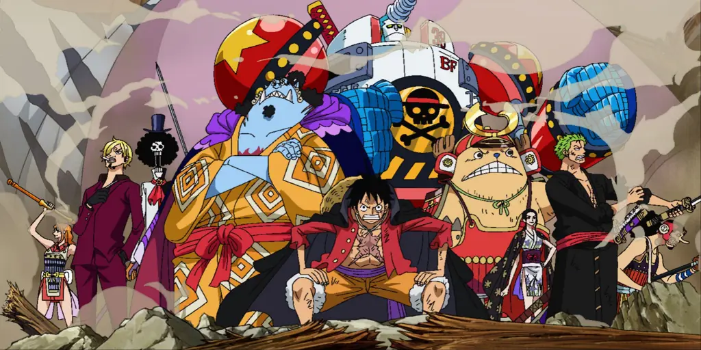Kru Topi Jerami yang selalu kompak Luffy dan kru Topi Jerami dalam petualangan mereka