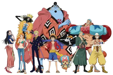 Peningkatan Kekuatan Kru Topi Jerami Luffy dan kru Topi Jerami yang semakin kuat