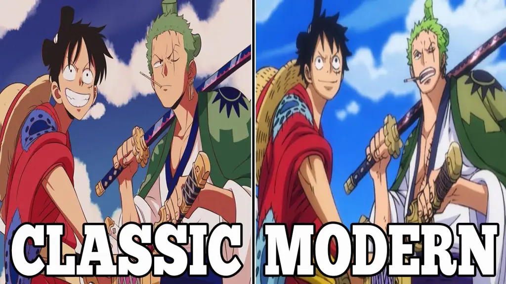 Perbandingan gaya animasi One Piece dari masa ke masa