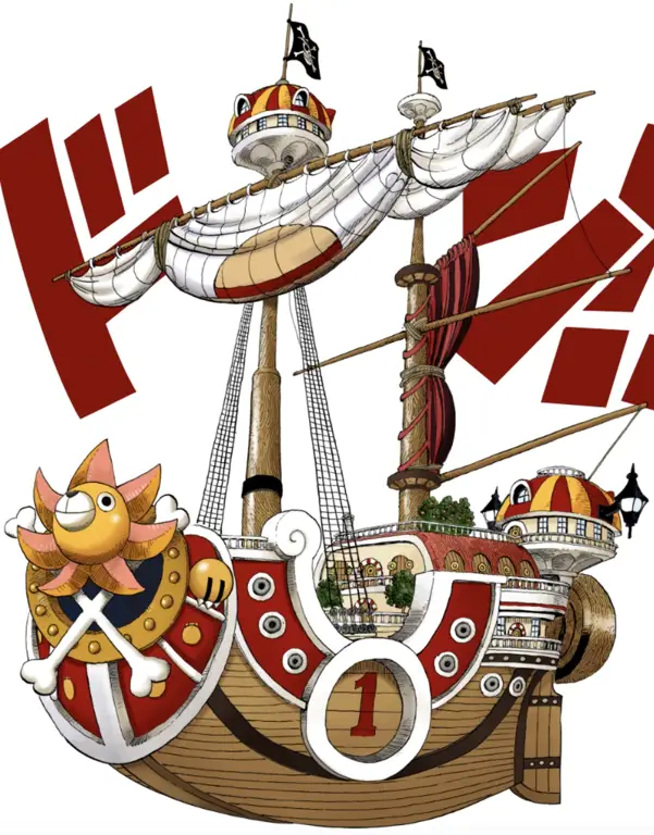 Kapal Thousand Sunny Kapal Thousand Sunny milik Topi Jerami