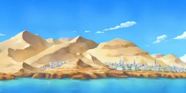 Keindahan dan misteri gurun Alabasta Gambar gurun Alabasta di One Piece