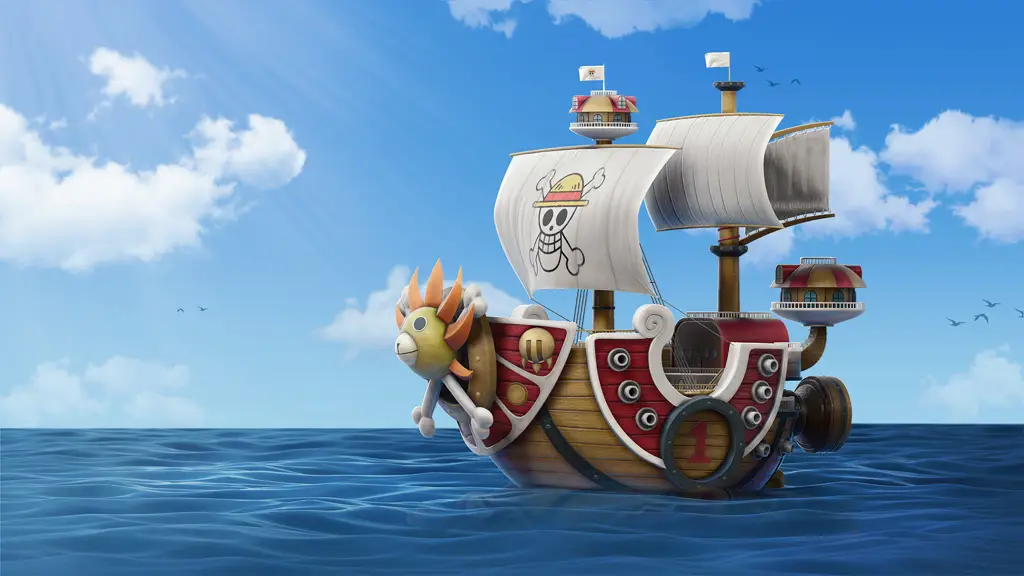Kapal Thousand Sunny, kapal andalan kru Topi Jerami Gambar kapal Thousand Sunny