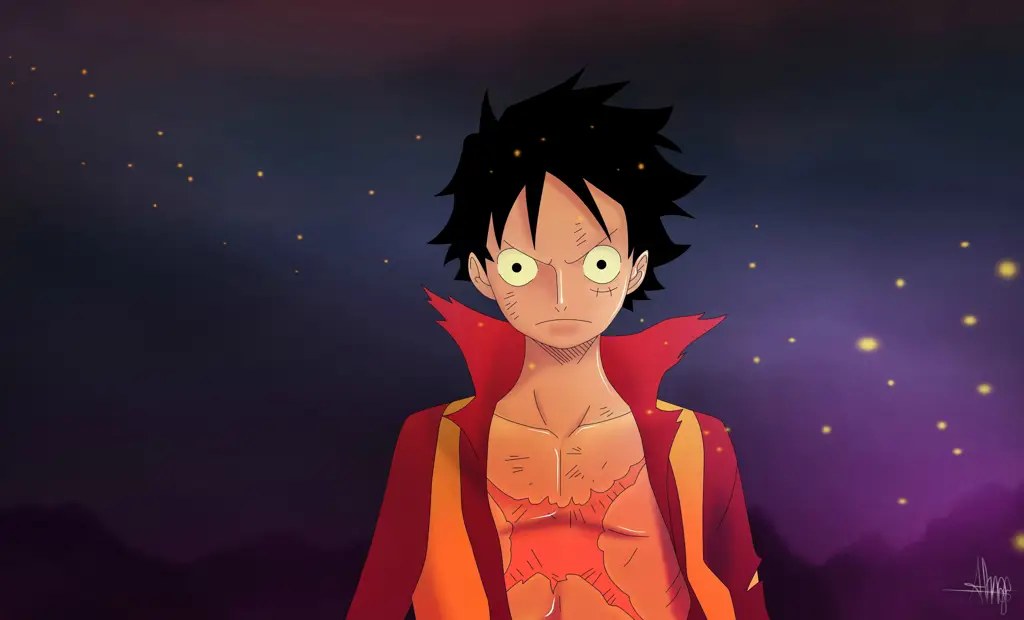 Luffy dan Kru Topi Jerami Gambar Luffy, karakter utama One Piece