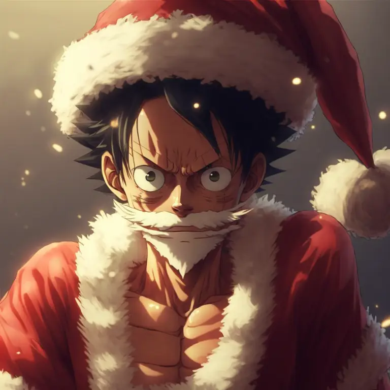 Perayaan Kemenangan Kru Topi Jerami Gambar Luffy dan kru Topi Jerami sedang merayakan kemenangan