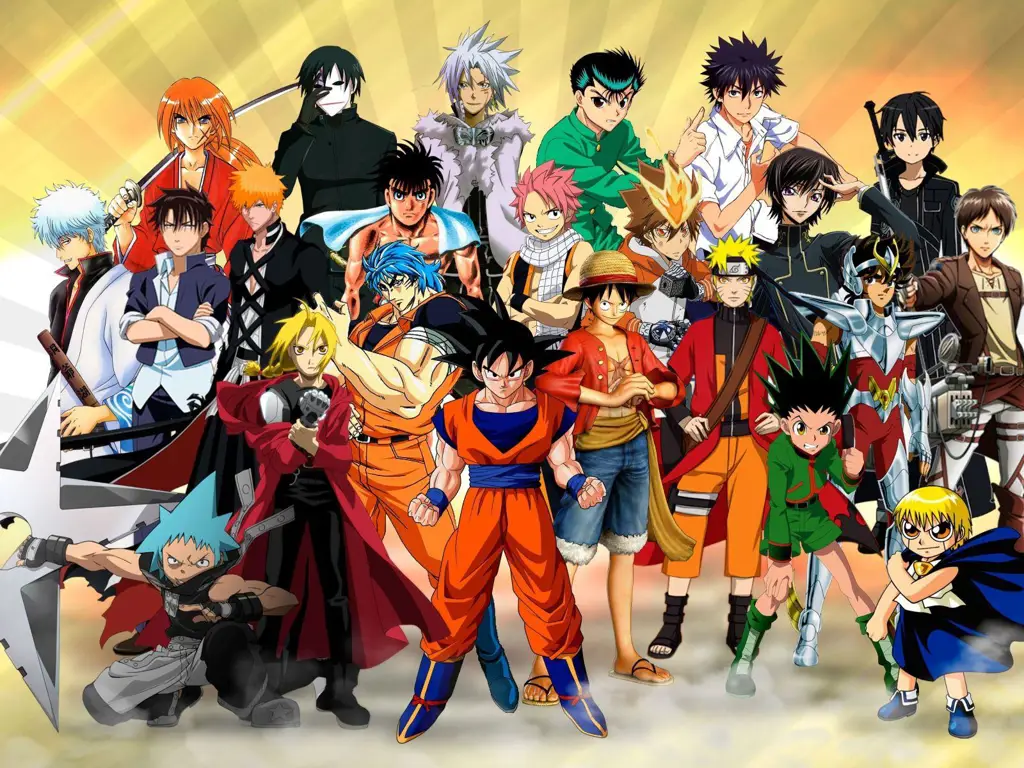 Beragam Karakter Anime yang Menarik Gambar beragam karakter anime dengan berbagai ekspresi