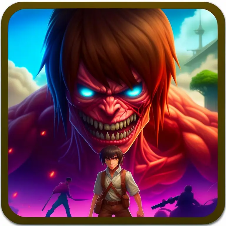 Ketegangan pertarungan melawan para Titan Gambar adegan pertarungan di Attack on Titan