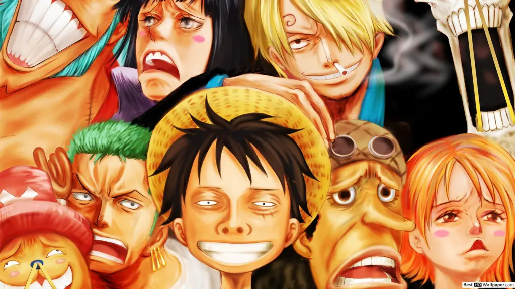 Kru Topi Jerami yang gagah berani Gambar kru topi jerami One Piece