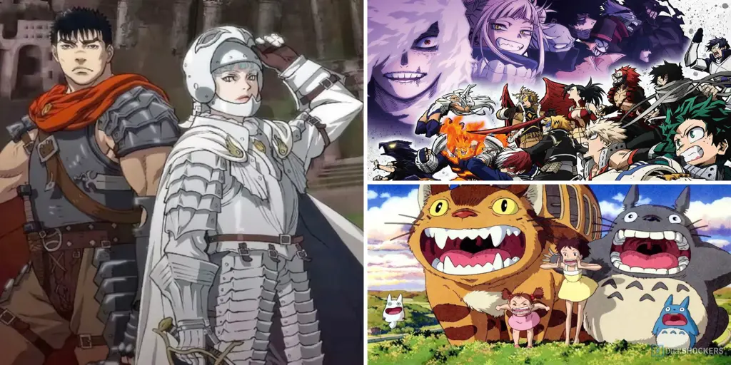 Berbagai Genre Anime Gambar berbagai genre anime